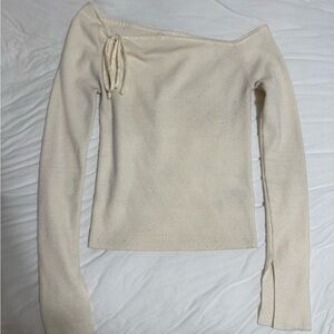Cotton On Cream Off-Shoulder Sweater
